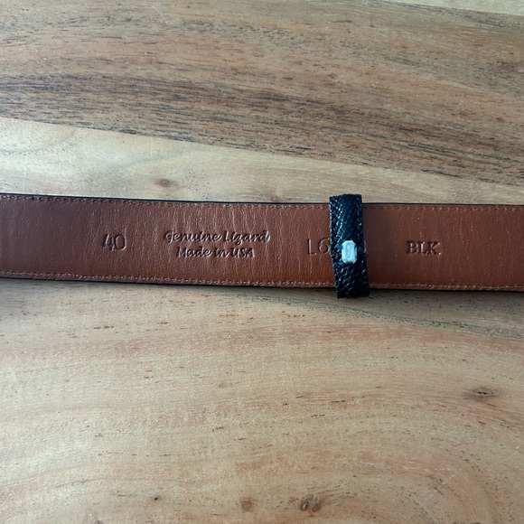 Women’s Alexander Kalifano handmade belt - lizard - Picture 5 of 7